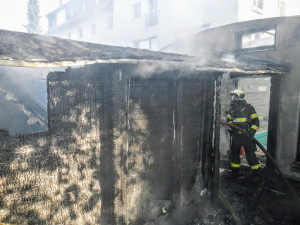 Požár sauny způsobil milionovou škodu