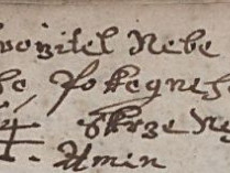 Bůh všemohoucí, stvořitel nebe a země, rač nám všem prožíti radostného, pokojného, úrodného a zdravého roku 1664 skrze nejmilejšího Pána našeho Ježíše Krista. Amen (zápis faráře v matriční knize k počínajícímu roku 1664)