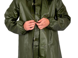 Pogumovaný plášť pro rybáře