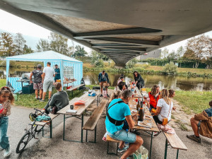 Na Povltaví Lineckého předměstí se konaly sousedské slavnosti