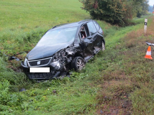 Při nehodě v Plané se zranilo šest lidí, tři byli nezletilí. Řidič nadýchal tři promile
