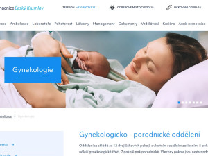Webové stránky Nemocnice Český Krumlov jsou od června přehlednější, nabízejí také virtuální prohlídky oddělení