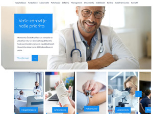 Webové stránky Nemocnice Český Krumlov jsou od června přehlednější, nabízejí také virtuální prohlídky oddělení