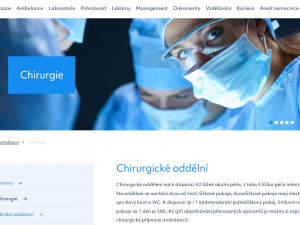 Webové stránky Nemocnice Český Krumlov jsou od června přehlednější, nabízejí také virtuální prohlídky oddělení