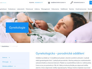 Webové stránky Nemocnice Český Krumlov jsou od června přehlednější, nabízejí také virtuální prohlídky oddělení