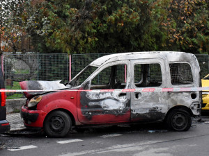 Nad ránem zasahovali hasiči u požáru v Českých Budějovicích. Foto: Eva Hnudová