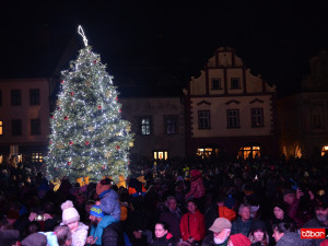 Vánoční strom v Táboře. Autor: Zdeněk Prchlík