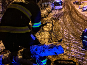 Zásah v Českých Budějovicích.