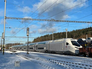 Nejnovější TGV projelo Českými Budějovicemi. Rychlovlak míří na testy