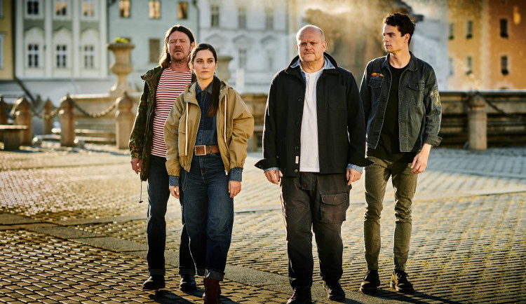 Zleva: Leoš Noha, Judit Bárdos, David Novotný a Filip Březina.