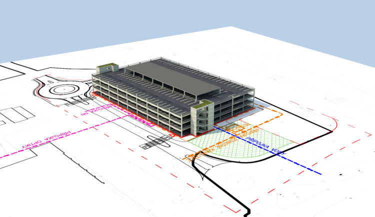 Parkoviště u českobudějovické sportovní haly bude uzavřené