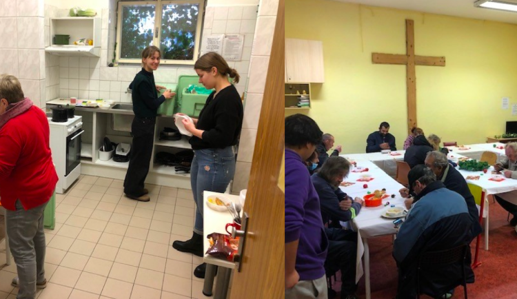 Budějovický azylový dům dal bezdomovcům štědrovečerní večeři a nocleh zdarma