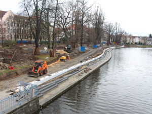 Park Dukelská se otevře v květnu. Bez herních prvků