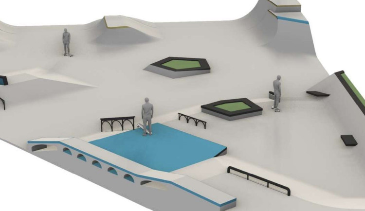 Písek chce otevřít nový skatepark. Hotovo by mělo být během léta