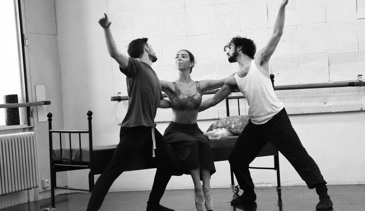 Popelka / Paolo Terranova, Sophie Debou, František Vlček / foto ze zkoušky