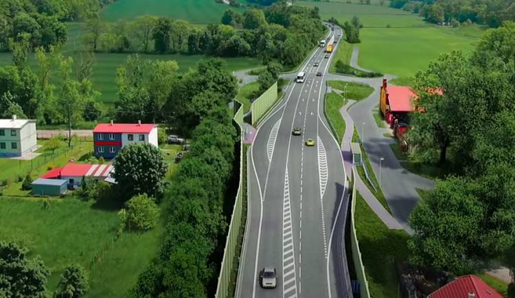 Na obchvat Lišova naváže další dopravní stavba. Hotová má být v roce 2027