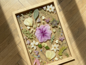 Veronika s Petrem vyrábí unikátní obrazy z lisovaných květin, díla dělají radost jako dárky i vzpomínka na svatbu