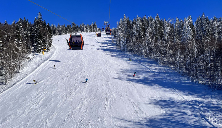 Na jihu Čech zůstává na horách stále dostatek sněhu