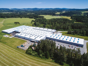 Výrobní závod Kaplice - letecký snímek