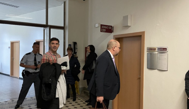 Ladislav Vrabel u soudu v Českých Budějovicích.