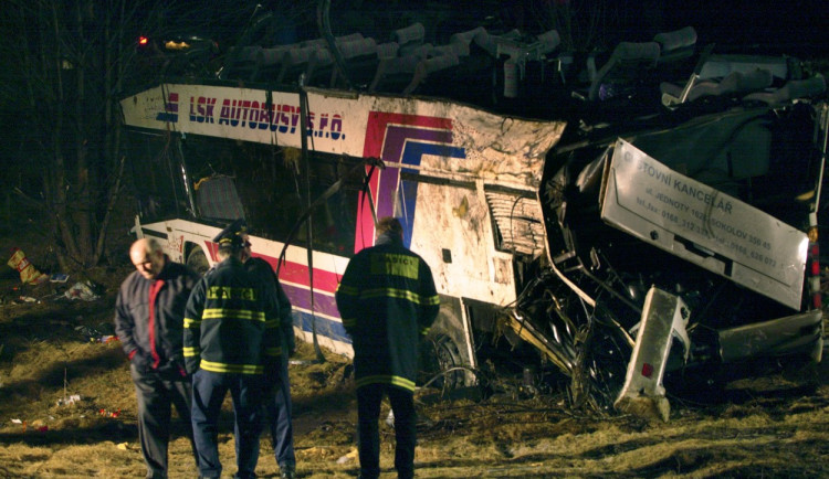 Snímek z místa nehody.