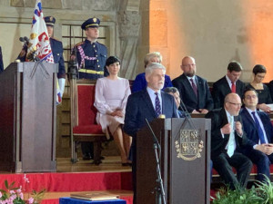 VIDEO: Petr Pavel dorazil na Hrad. Odpoledne složí slib