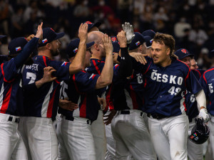 Čeští baseballisté porazili na prestižním turnaji Čínu. Pomohl i Mužíkův homerun