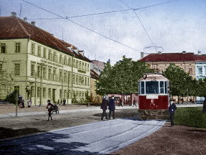 DRBNA HISTORIČKA: Nevýhodou budějcké tramvajové sítě byla jednokolejka