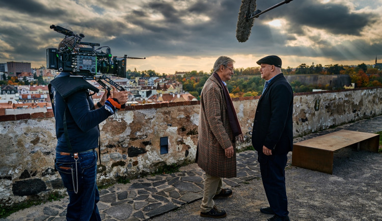 Natáčení seriálu Místo činu České Budějovice.