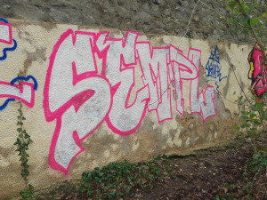 Sprejer pokreslil kamennou vyhlídku zámku na Hluboké. Hledá ho policie