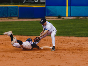 Sokol vybojoval bod v sérii s  Třebíč Nuclears  v nastavení posledního utkání a v baseballové Extralize drží třetí místo