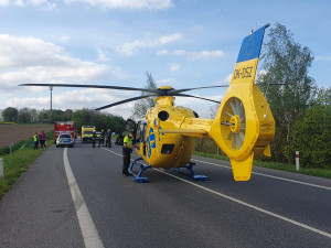 Při dopravní nehodě u Vodňan se zranili tři lidé