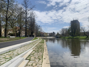 V centru Českých Budějovic má být v roce 2025 půlkilometrová náplavka