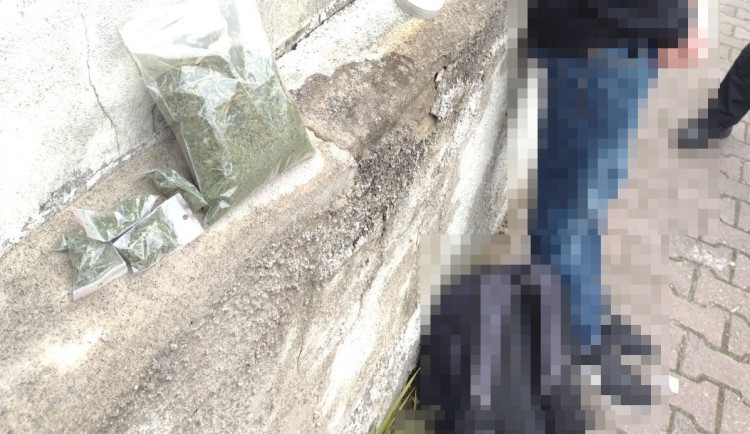 Šestnáctiletý mladík utíkal před strážníky. Přitom odhazoval sáčky s marihuanou