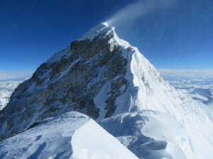 Pohled na vrchol nejvyšší hory světa