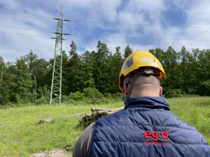 Energetici kontrolují elektrické vedení drony. Ušetří si tím práci a rychleji zjistí poruchy