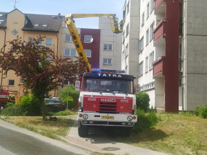 Požár zničil byt v Blatné. Škoda jde do milionů