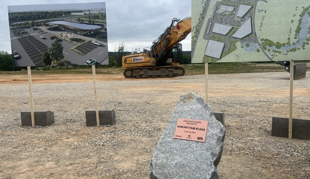 U Plané vzniká první dobíjecí hub pro elektroauta. Hotový bude na konci příštího roku