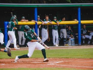 Baseballisté Sokola získali s Eagles Praha první vítěznou sérii v extraligové nadstavbě, šance na TOP 4 ještě žije