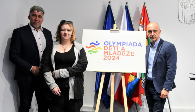 Budějce se příští rok stanou centrem Olympiády dětí a mládeže. Logo navrhla studentka umělecké školy