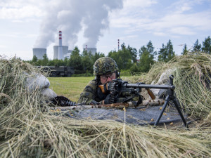 Tři dny cvičily dvě stovky vojáků, policistů a specialistů společnosti ČEZ ochranu Jaderné elektrárny Temelín proti ozbrojenému napadení.