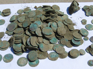 V jihočeské Soběslavi vystavili poklad stříbrných mincí z třicetileté války