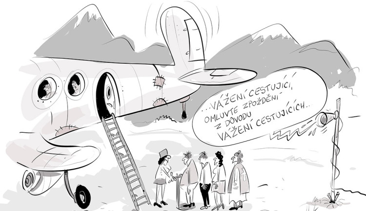 ORAŽENÉ OBRÁZKY: Červencová dávka vtipů od kreslíře Jana Tatarky