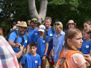 Na návštěvě v Jihočeském kraji je s prezidentem také Eva Pavlová. Foto: Jakub Bartoš