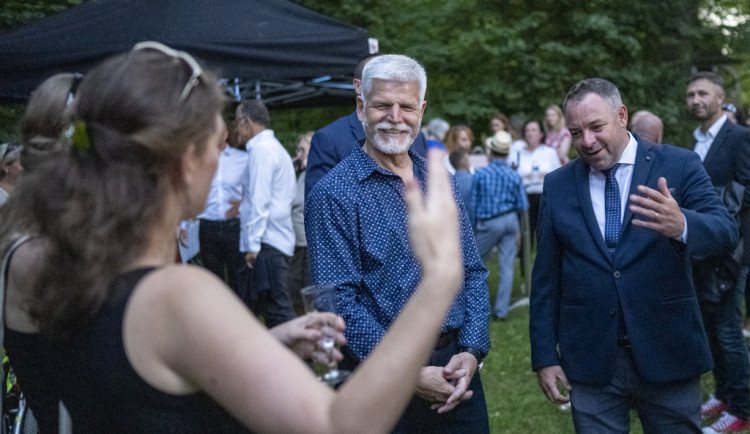 Otáčivé hlediště v Českém Krumlově navštívil prezident. První za 65 let.