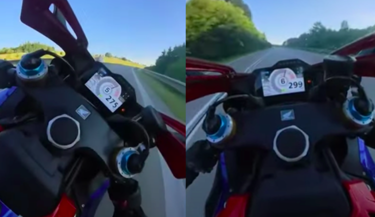 Motorkář ujížděl až 300 kilometrovou rychlostí. Riskantní jízdu natočil a zveřejnil na internetu