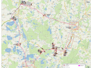 Objízdná trasa zveřejněná ŘSD.