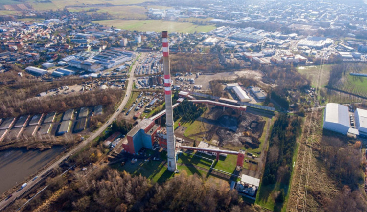 Areál dosluhující uhelné výtopny v Novém Vrátě.