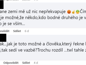 Komentáře, které se objevily na sociálních sítích.