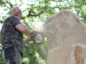Dřevosochařské sympozium je tady, v Zoo Hluboká